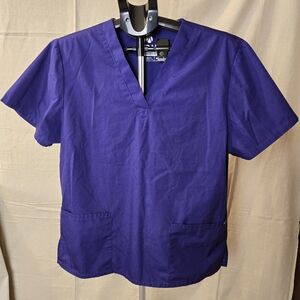 Adar Universal Scrub Top V-Neck Medium Purple
